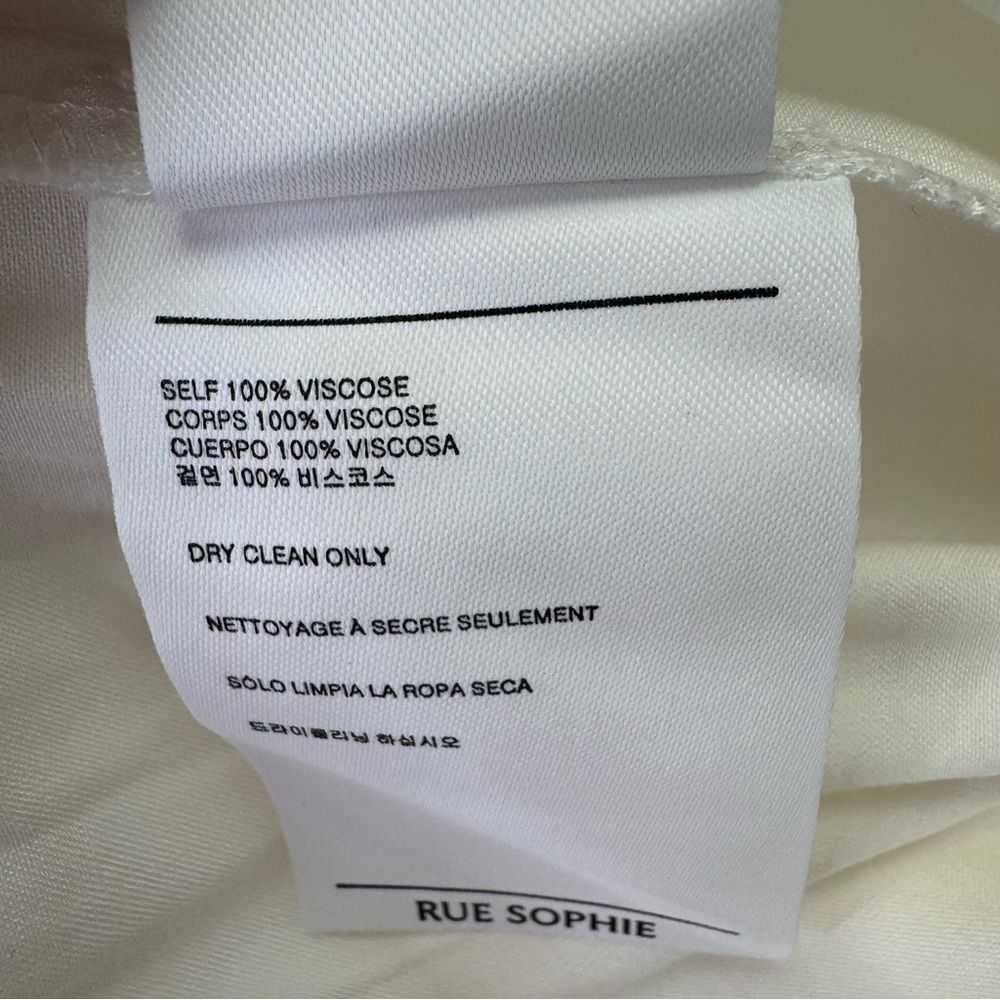 NEW REVOLVE Rue Sophie Shawn Trouser in Alabaster Size Medium - Picture 8 of 9